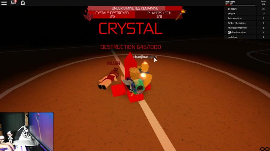 roblox“红衣女孩”波波仔解说：趁着红衣女孩摔倒赶紧封印水晶！