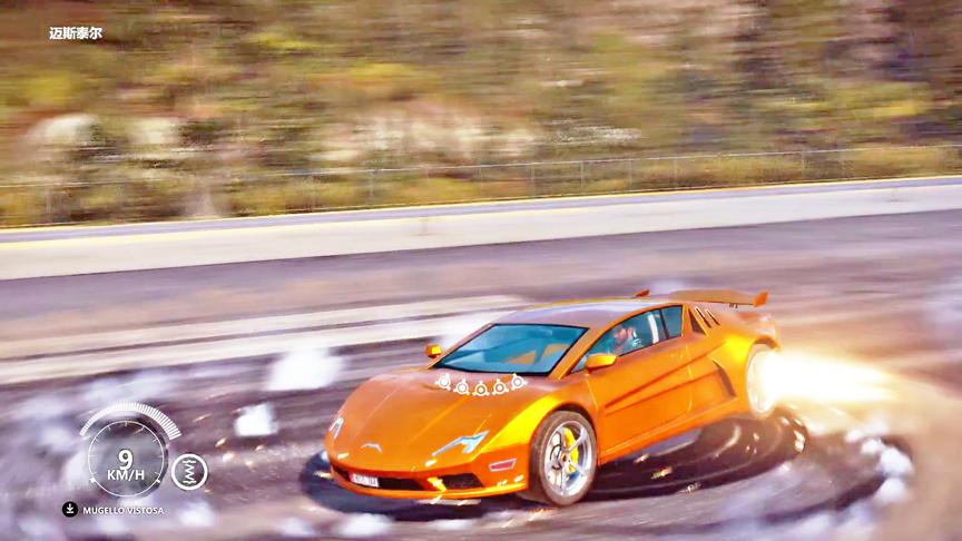 小林解说：超级跑车机场极速漂移测试，请系好安全带！