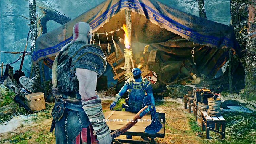 小林解说：战神4遇到了神秘矮人族，强化了战斧！