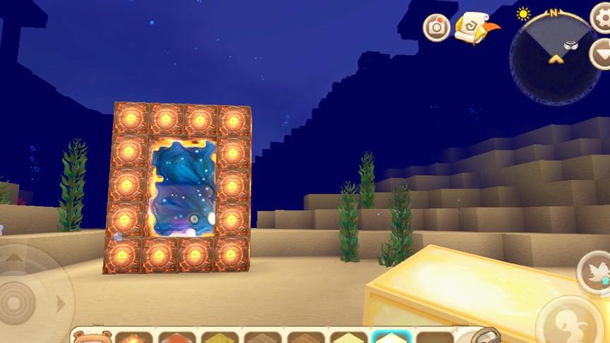 迷你世界：大海里发现通往美人鱼海底王国的“海洋传送门”！