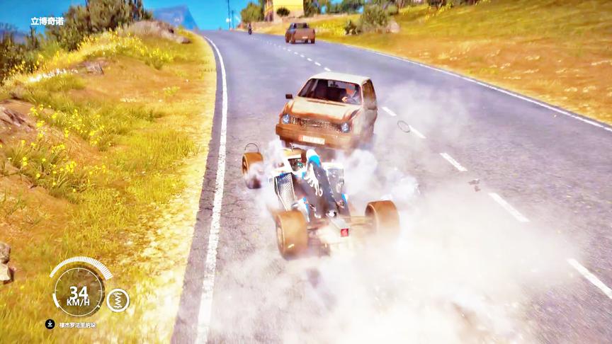 小林解说：恶搞路人系列之，驾驶着F1赛车上路到处乱撞！