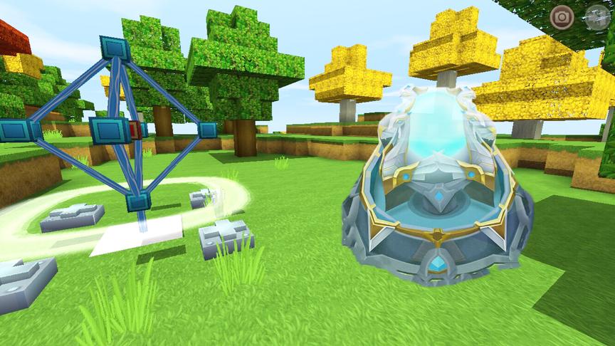 迷你世界：森林发现王者水晶，可以召唤小兵？制作方法超简单！