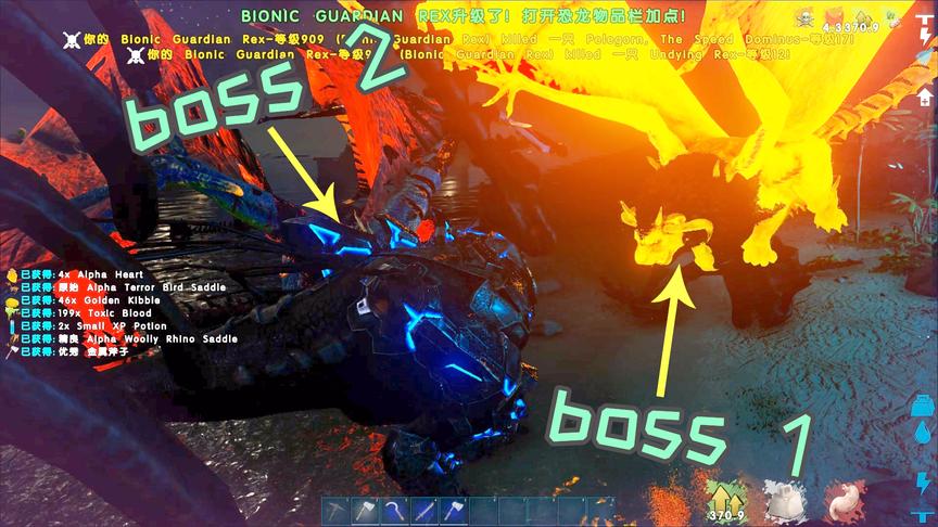 方舟生存进化：脚踢蓝飞龙，头顶BOSS！没想到最后却栽在他手里！