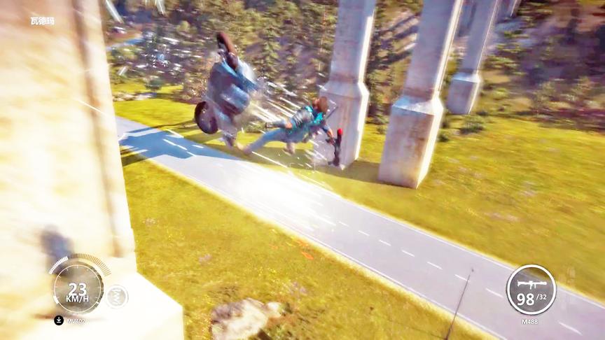 小林解说：摩托车断桥极限飞跃，实力打脸系列！