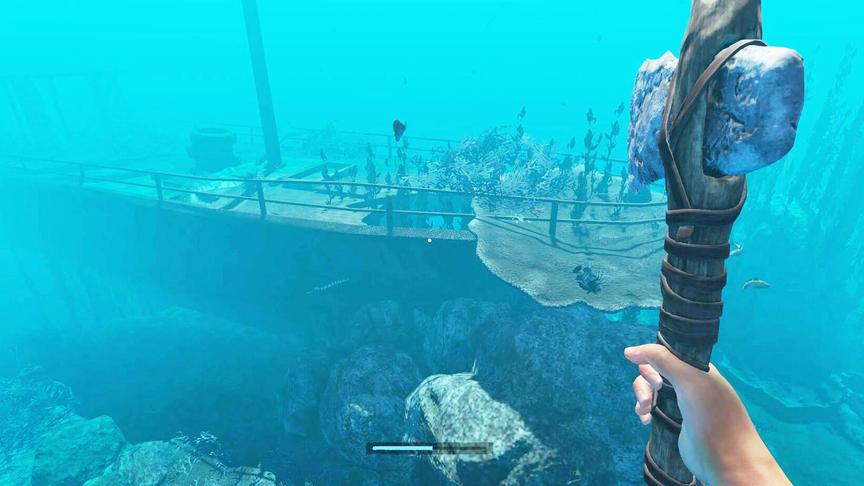 荒岛求生8：在海底沉船发现宝贝，巧设陷阱成功捕猎，我就是天才