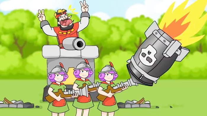 《皇室战争》趣味动画之倒霉的三个火枪手