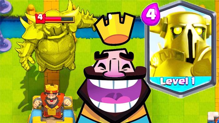 黄金版的大皮卡看起来就是这么帅气！《皇室战争》趣味时刻