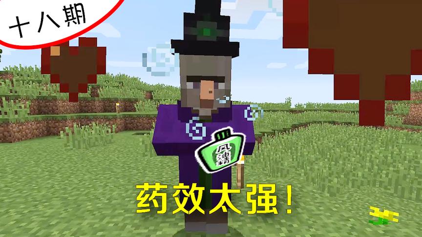 我的世界18：这个扔风油精的女人怎么这么厉害？这药效我受不了