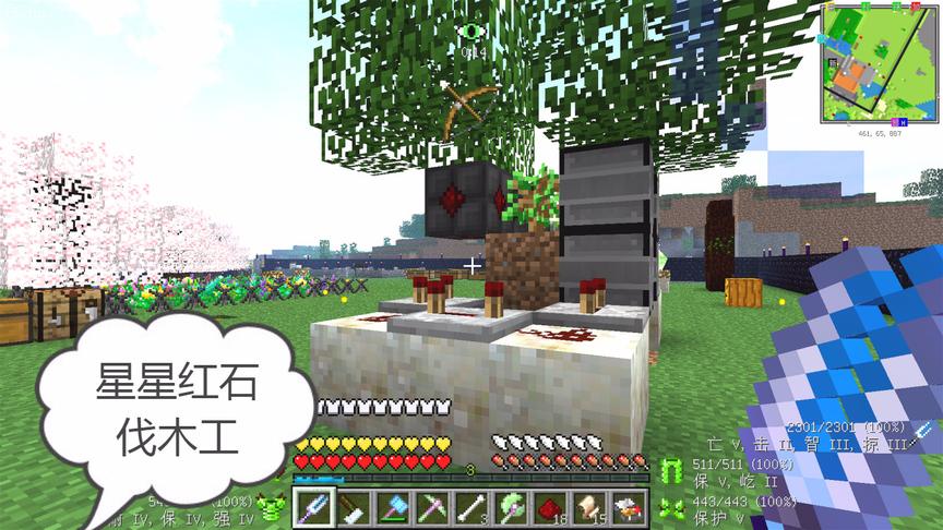 我的世界美丽新世界171：小小刷木厂，星星伐木工