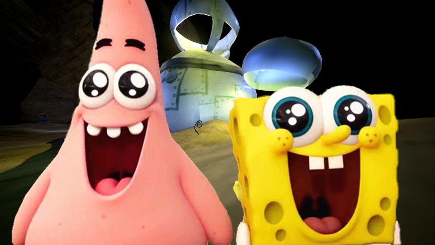 三个鬼畜海绵宝宝的游戏你见过吗？鲤鱼Ace解说