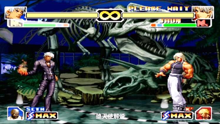 堕天使 拳皇99主角队三人全必杀技展示，红丸的伤害太爆表