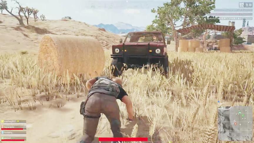 绝地求生：当你被载具压过去会有多痛苦