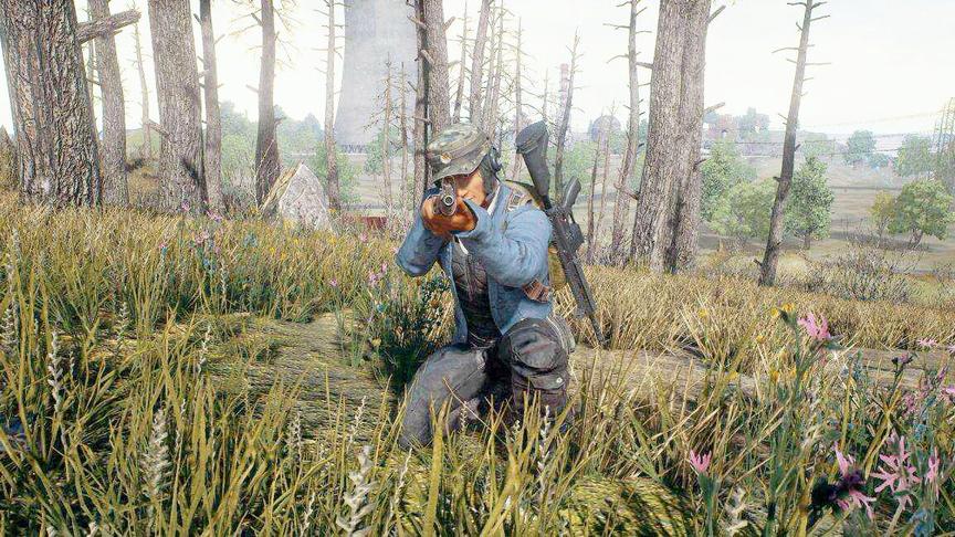 荒野行动更新后伏地魔笑了，以后不拼视力真的吃不到鸡啦！