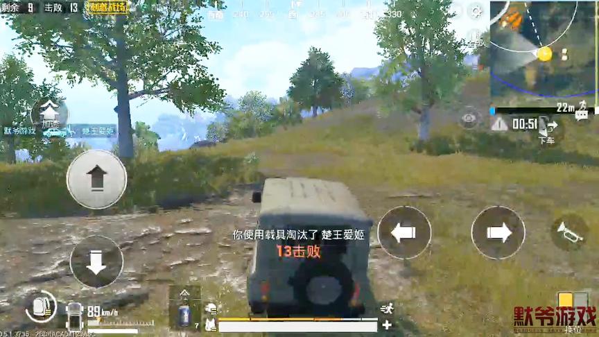 绝地求生：小编一路开车连杀九人，网友：居然连人机都不肯放过