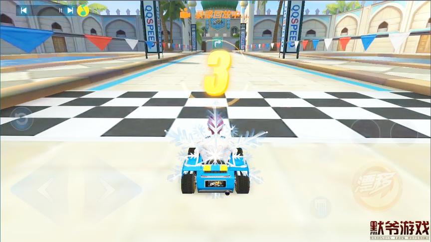 QQ飞车手游：开板车这个速度，我敢说连青山都跑不过