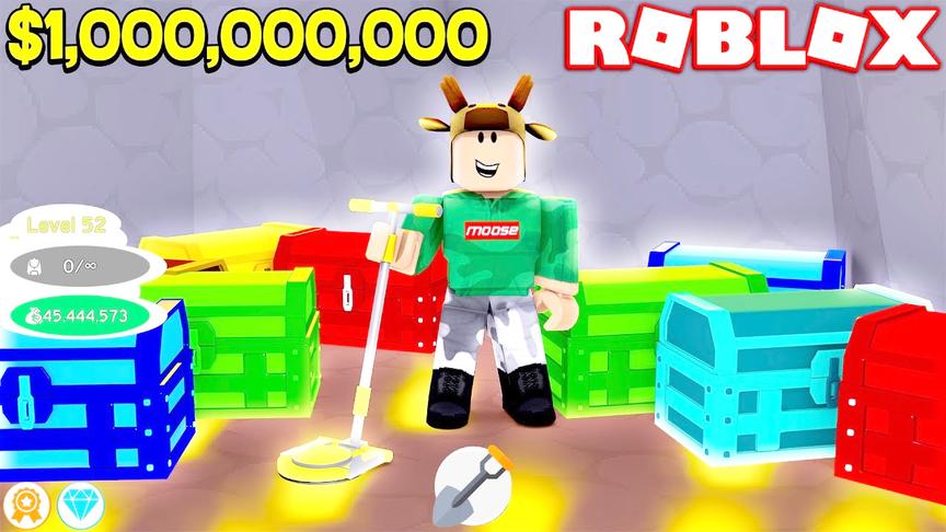 小飞象解说 Roblox探测寻宝模拟器 考古装备大升级！