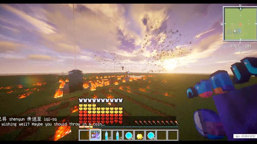 我的世界 幸运方块大乱斗，核弹还炸不死你？