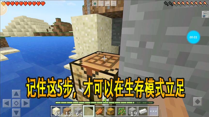 我的世界生存03：粉丝告诉我玩这个模式，只要记住这5项就可以了