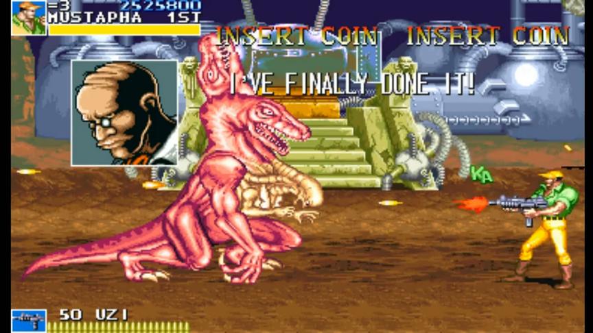 儿时梦想成真，街机游戏《恐龙新世纪》无限弹夹