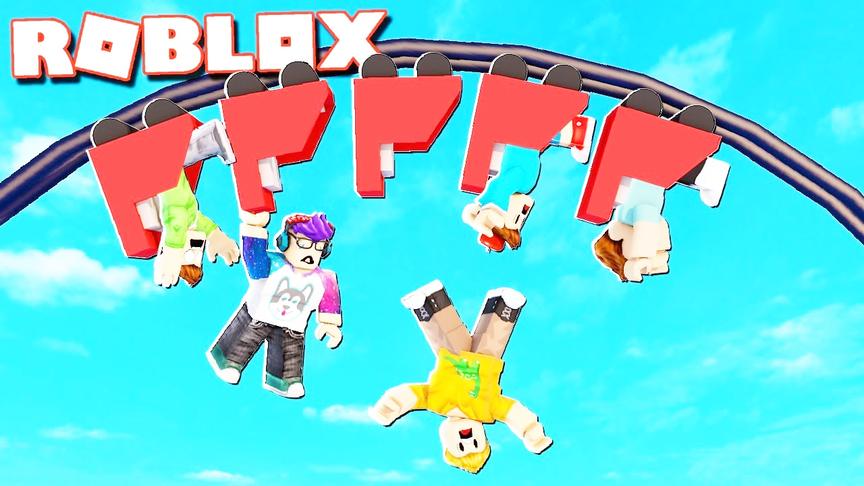 小飞象解说 Roblox游乐园模拟器 欢乐谷疯狂过山车！
