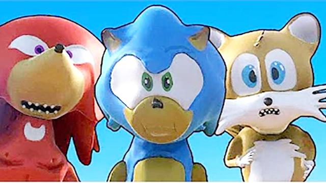 搞笑3D版索尼克勇闯胡子大叔的奇异世界稀里糊涂的过关