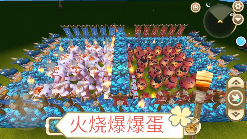 迷你世界：钻石决斗场被炸毁了！50爆爆蛋VS50个熔岩怪，快赔钱！