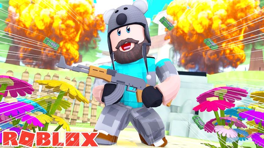 小飞象解说 Roblox皇家岛屿绝地求生刺激战场！连杀三人险些吃鸡？