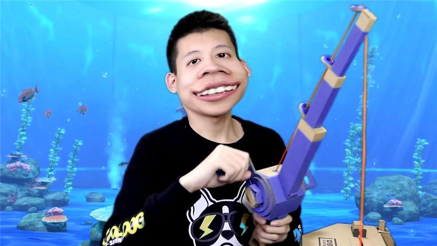 任天堂钓鱼模拟！钓到一条鲨鱼还可以创造小鱼！鲤鱼Ace