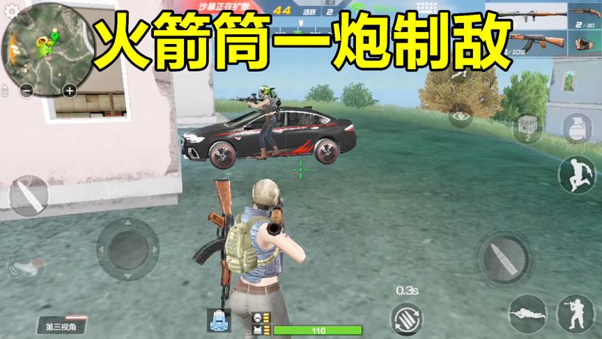 CF生存特训：玩家单人独刷俩僵尸房，火箭筒一炮制敌