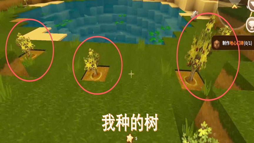 迷你世界43：粉丝朋友说这样种树不会长高，那就听你们的重新栽种