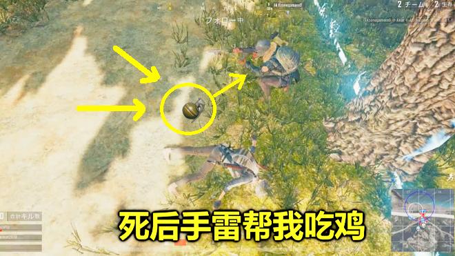 绝地求生：死之前扔了一个手雷，3秒后它帮我复仇，完成了吃鸡