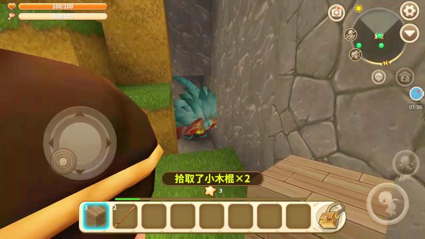 迷你世界：新版本更新，野人可以在大白天生活了吗？都不会死了！