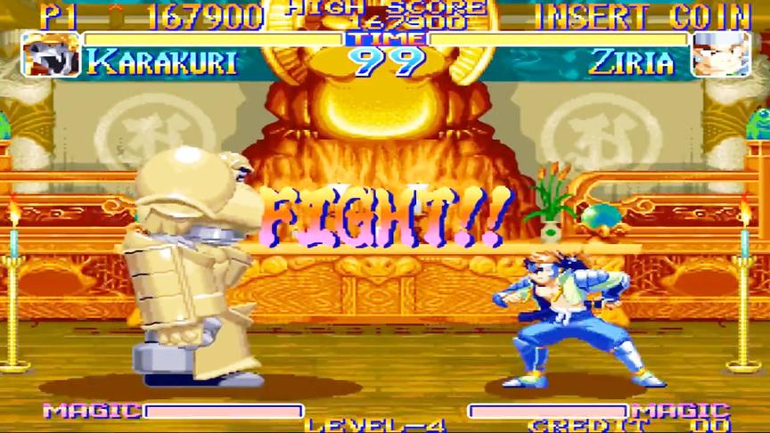 街机《天外魔境》，火影三人众被机器人灭队