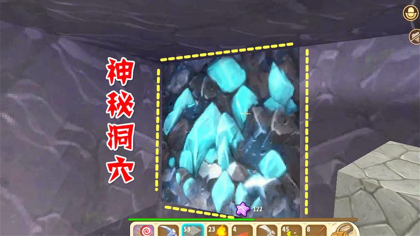 迷你世界2：挖矿掉进岩浆里，复活多次偶遇钻石矿洞非常开心