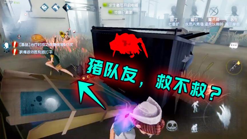 第五人格：这种“作死”的盲女，你们说旬猫我该不该救她？