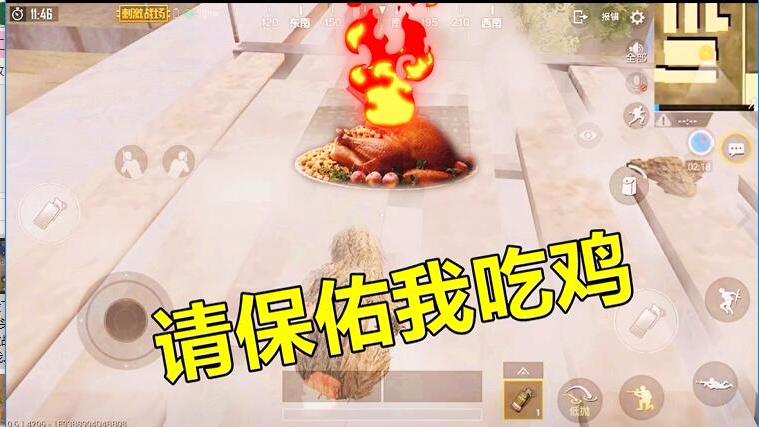 刺激战场：听说见到吉利鸡能提高吃鸡率？请你保佑我这局吃鸡