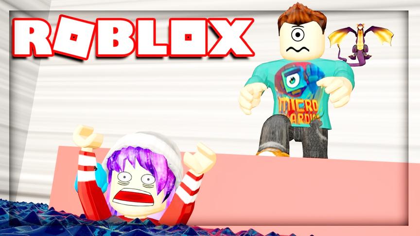 小飞象解说 Roblox洪水逃生 紧张刺激惊险过关！要被毒水淹没啦！