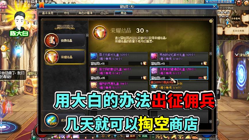 DNF勇士嗷嗷叫：冒险团更新以后，佣兵出战这样设置才正确！