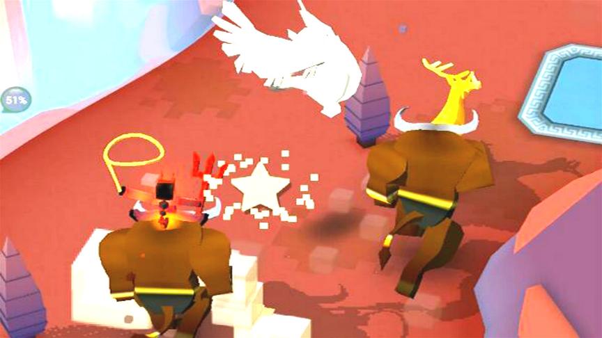 疯狂动物园：飞奔的牛头神，奥林匹斯狂奔9300米