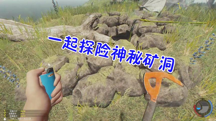 小林解说森林14：在森林的周围发现了神秘矿洞进去探险吧