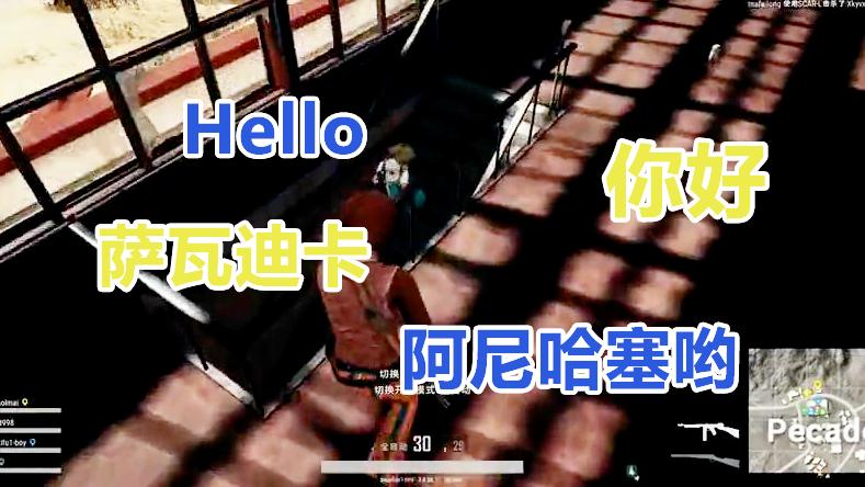 某幻绝地求生 吃鸡里如何用外语和队友交流？