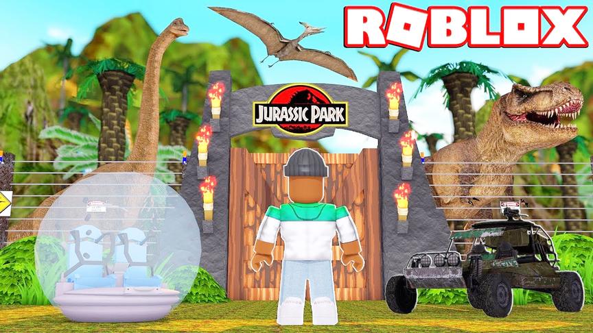 小飞象解说 Roblox侏罗纪大亨 建造自己的侏罗纪公园！