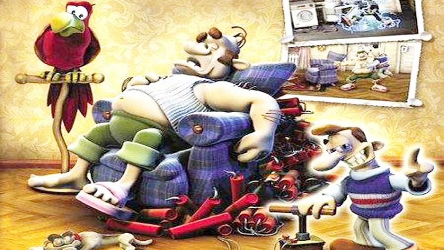 波波仔游戏解说”整蛊邻居” 肥宅邻居竟然在我身上做引体向上！