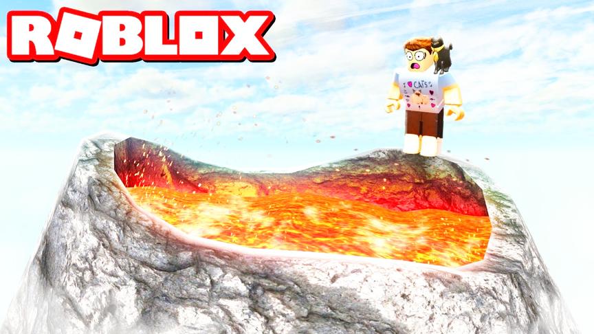 小飞象解说 Roblox火山谷大亨 居然在火山边建造房子？
