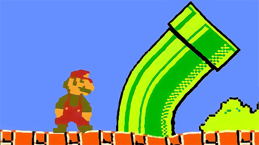 你从未见过的软体版马里奥！绿管子也是软的！鲤鱼Ace解说