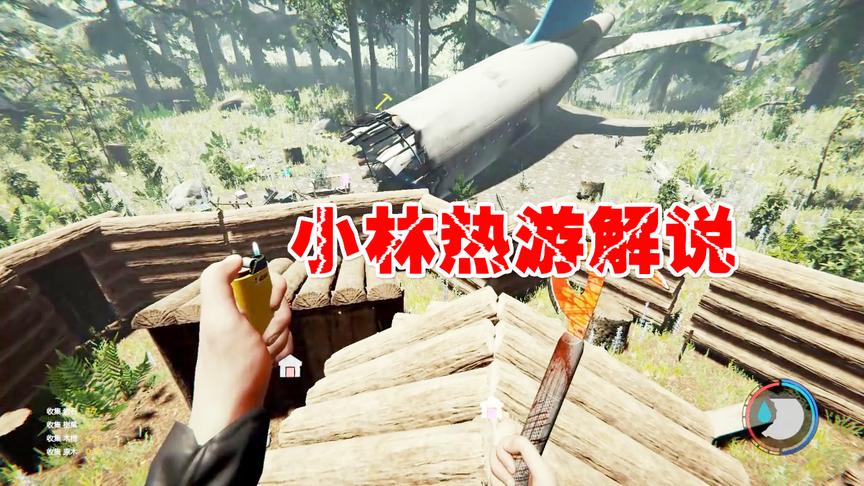 小林解说森林：在飞机坠机点有很多的密码箱打开会有很多补给的