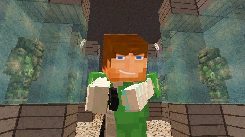 大海解说 我的世界Minecraft 史蒂夫外星人飞船逃生