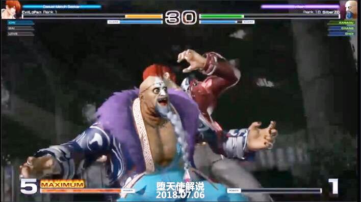 拳皇14里面的大猪终于找到了自信 这英雄长得比他还要随便