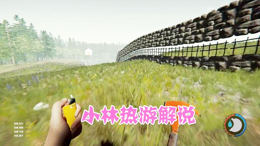 森林：继续将石头墙扩大以后原始人再也进不来了