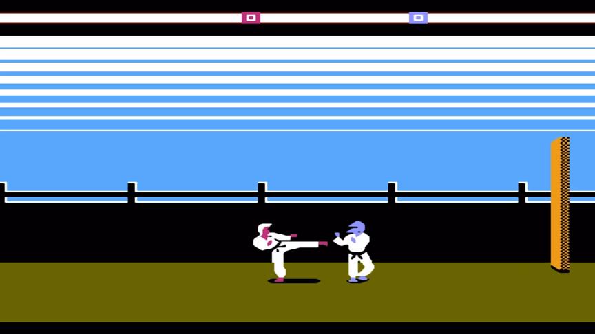 FC游戏《空手道》，这不是游戏，这是史前巨坑